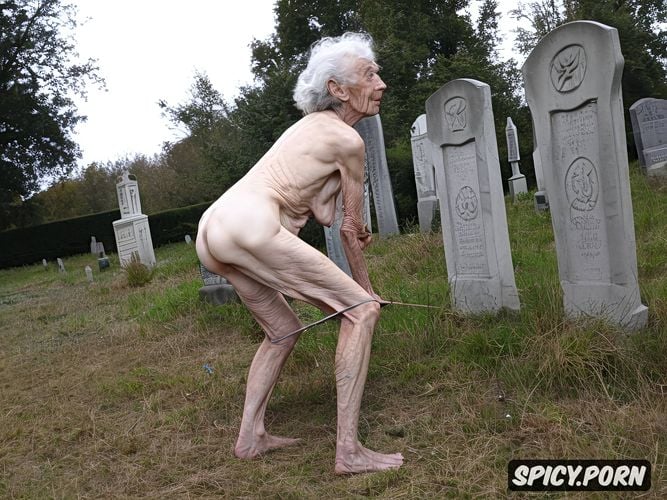 anal fucking, saggy, cemetery, scary witch, ninety, pale, wrinkled