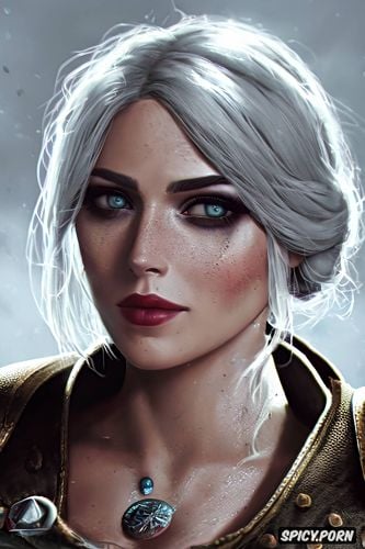 ciri the witcher 3 beautiful face masterpiece, ultra detailed