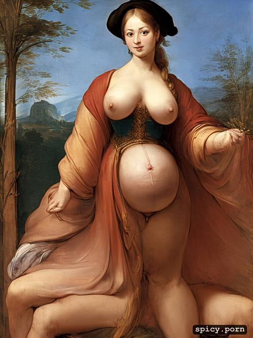 busty, 30yo woman, nude, massive tits, dildo, riding pose, curvy