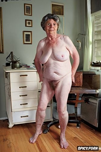 big saggy tits, short, very old irish granny, bobcat brunette