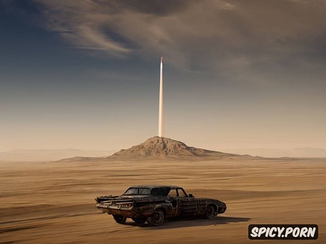 high res, ultra, mad max landscape