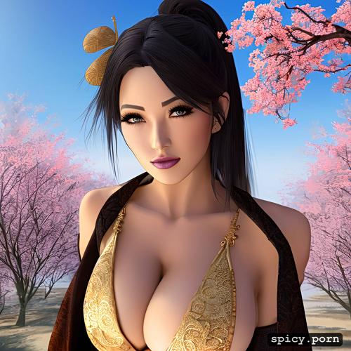 masterpiece, vibrant colors, hy1ac9ok2rqr, in feudal japan, 3d style
