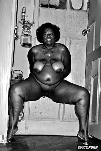 naked fat fat african granny, 80 years old, urine very golden abundant