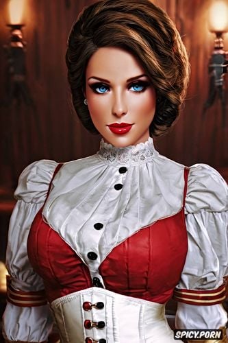 elizabeth bioshock infinite tight outfit park beautiful face full lips milf