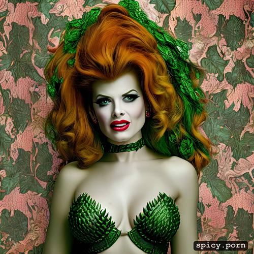 lucille ball as poison ivy gorgeous symmetrical face, dramatic